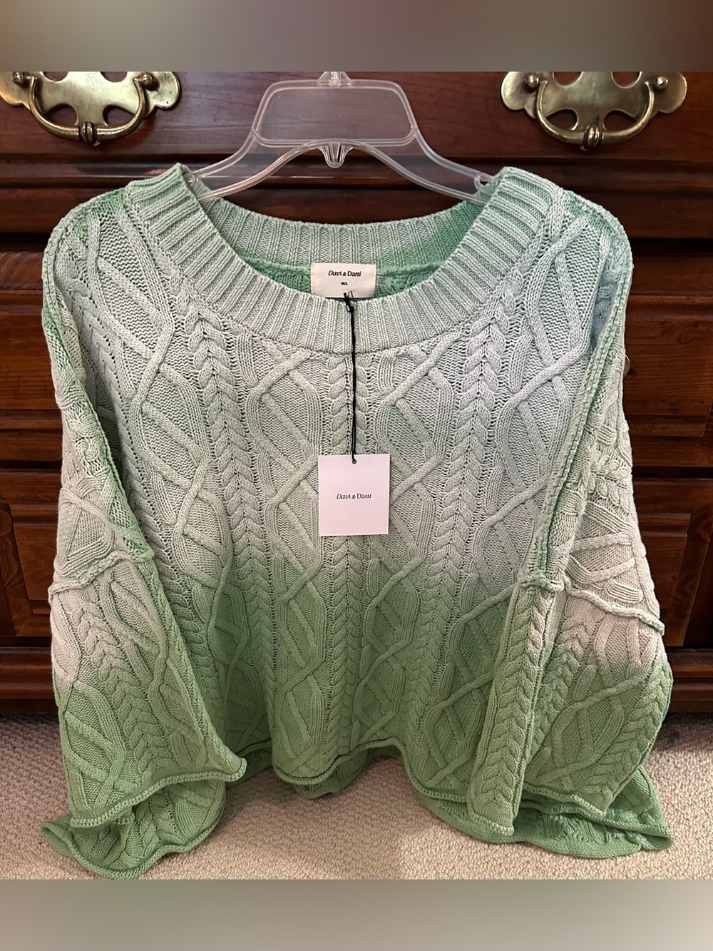 NWT DAVI & DANI OMBRE SWEATER